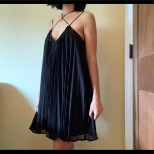 Urban Outfitters Black Trapeze Dress